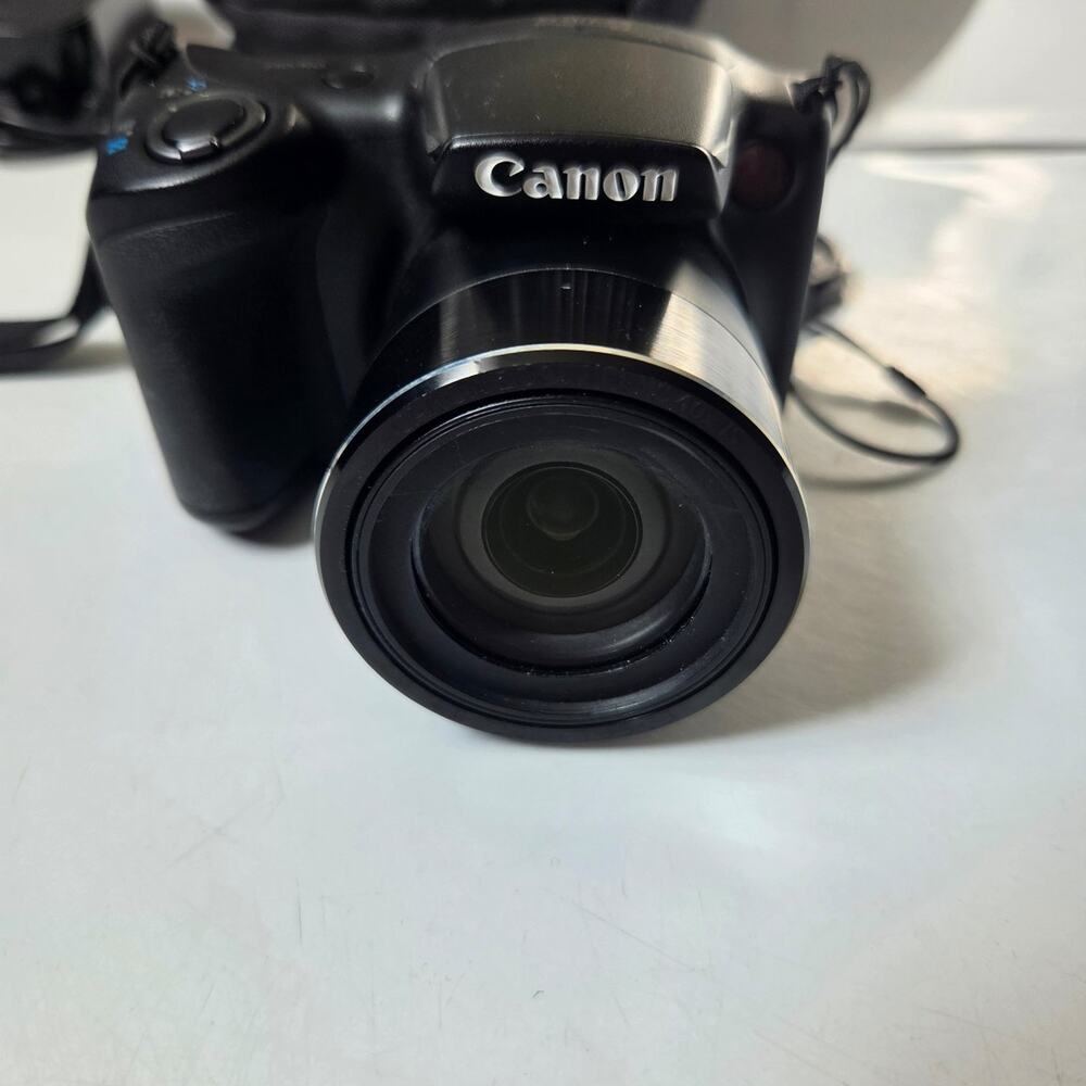 Canon PowerShot SX410 IS 20MP 40x Zoom Digital Camera - Tested & Working - Black